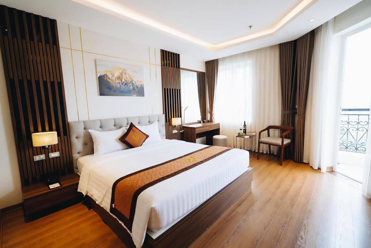 Manh Quan Luxury Hotel Vinh Yen Exteriör bild