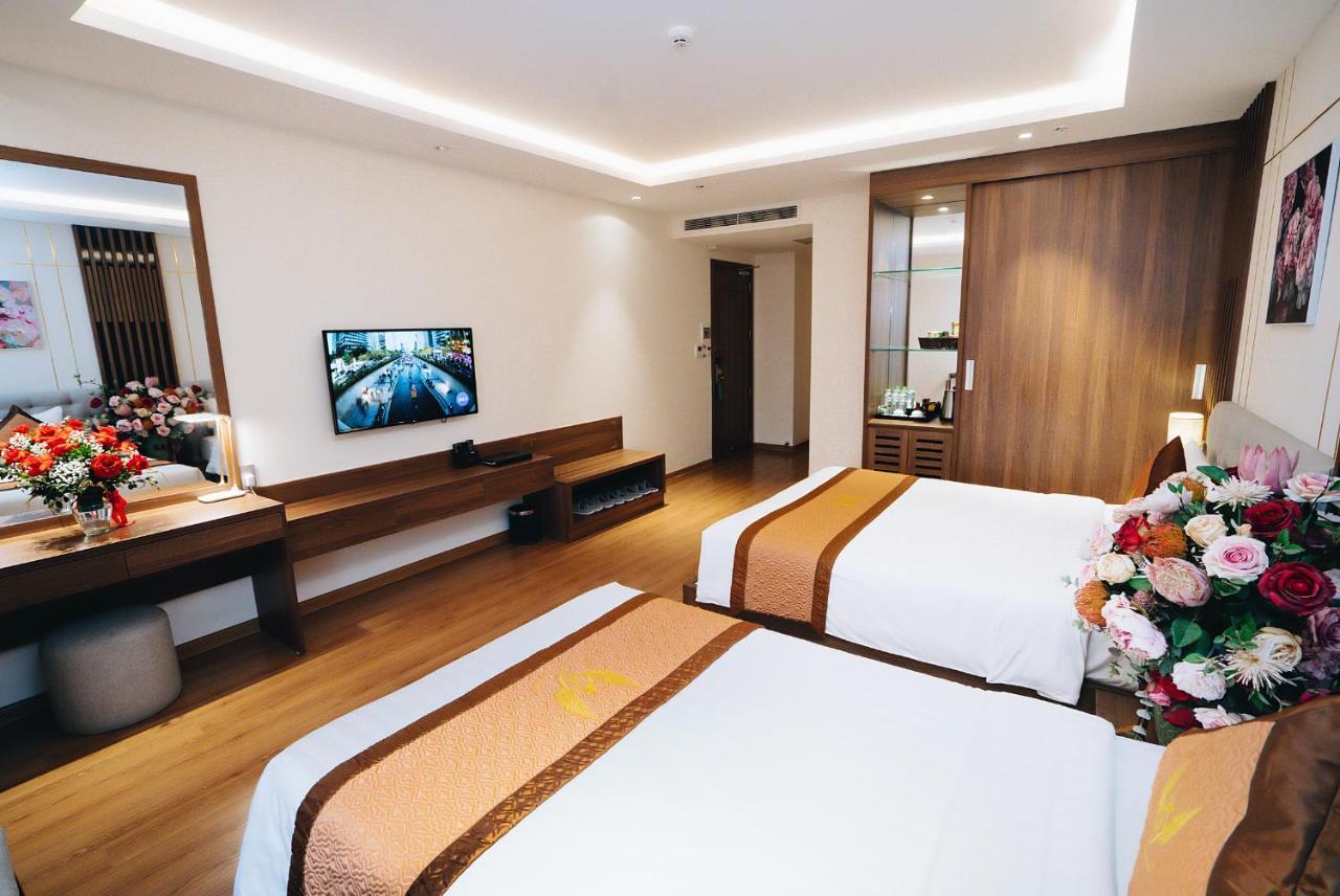 Manh Quan Luxury Hotel Vinh Yen Exteriör bild