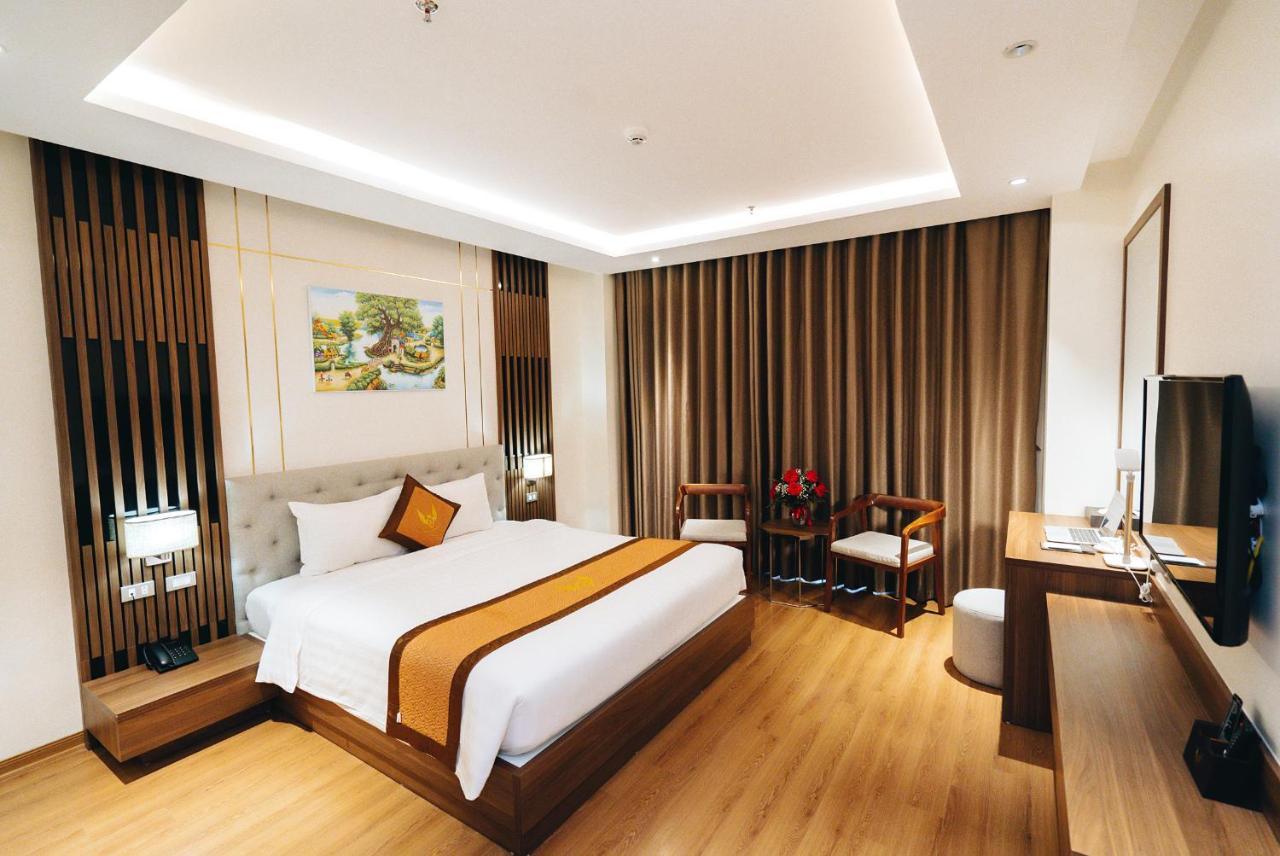 Manh Quan Luxury Hotel Vinh Yen Exteriör bild
