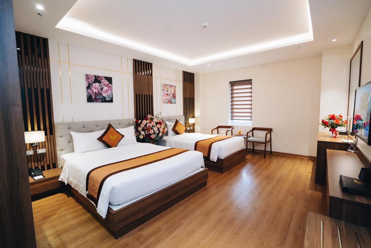 Manh Quan Luxury Hotel Vinh Yen Exteriör bild