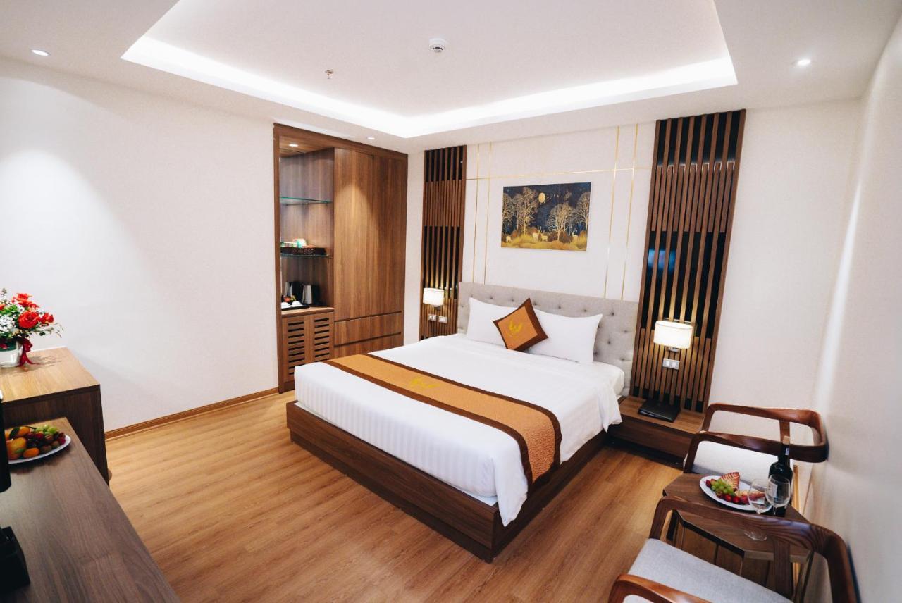 Manh Quan Luxury Hotel Vinh Yen Exteriör bild