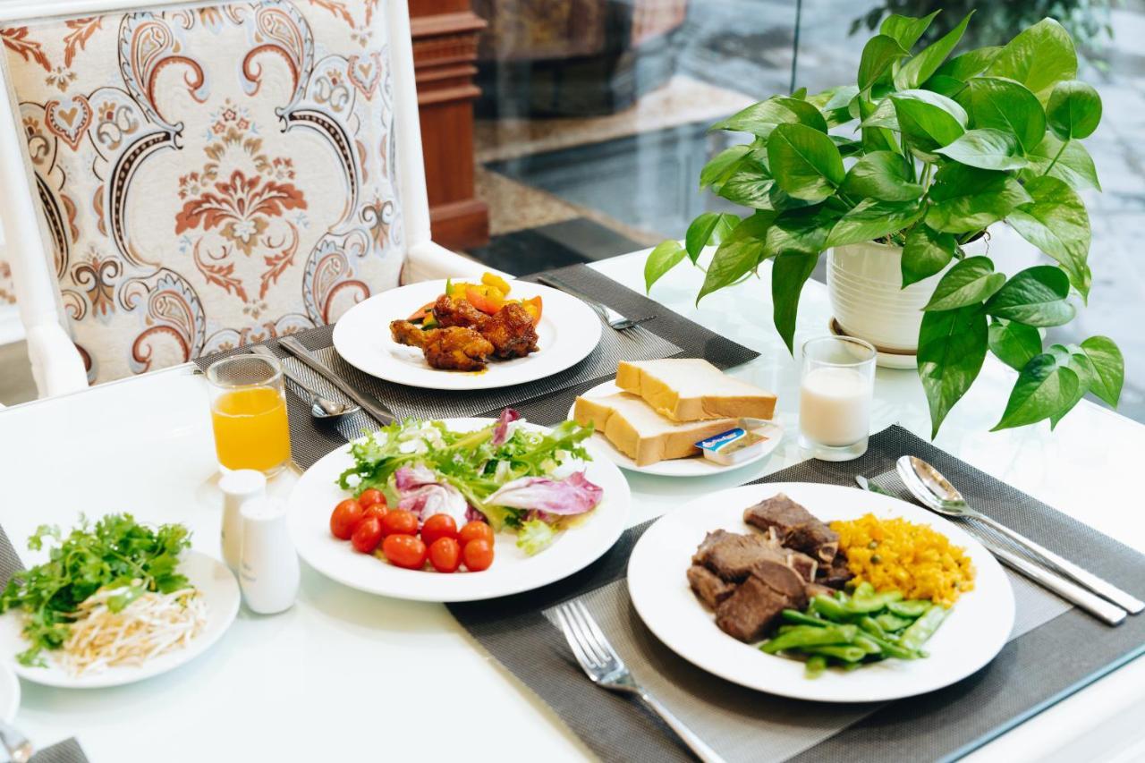 Manh Quan Luxury Hotel Vinh Yen Exteriör bild