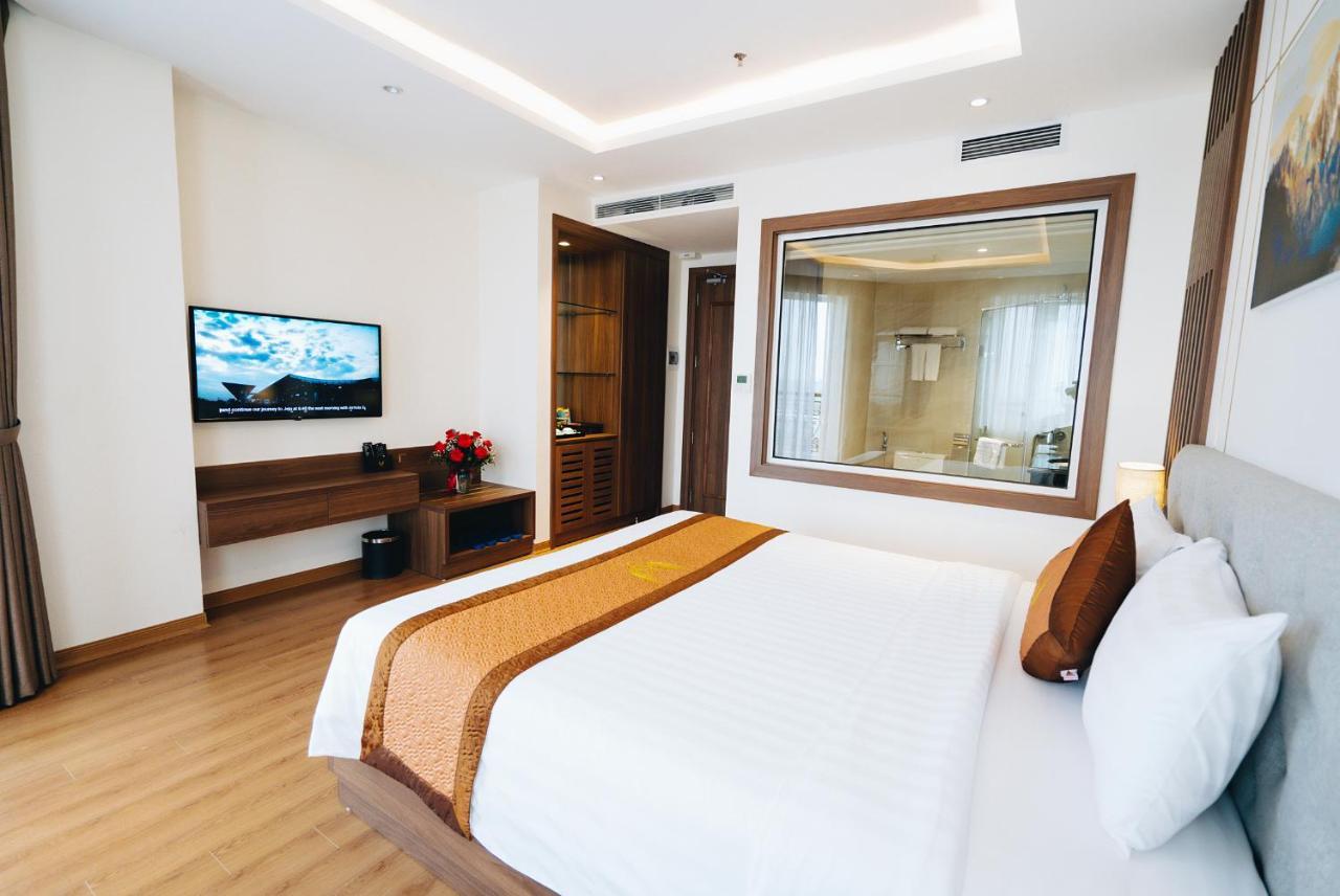 Manh Quan Luxury Hotel Vinh Yen Exteriör bild