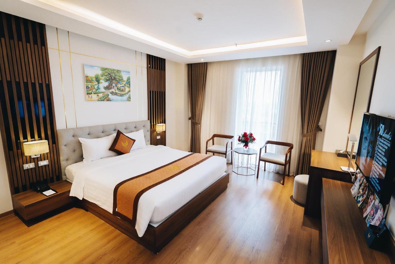 Manh Quan Luxury Hotel Vinh Yen Exteriör bild