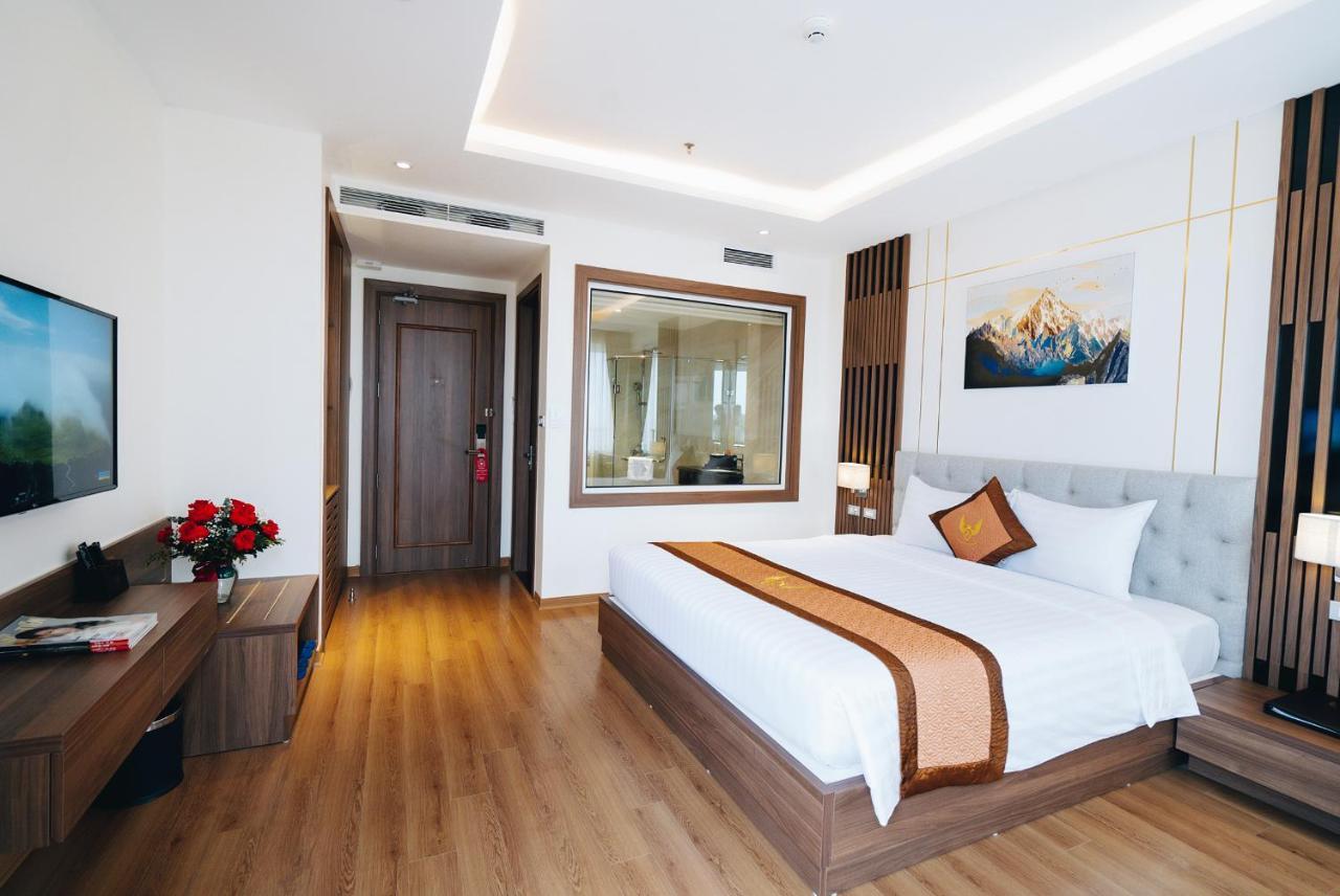 Manh Quan Luxury Hotel Vinh Yen Exteriör bild