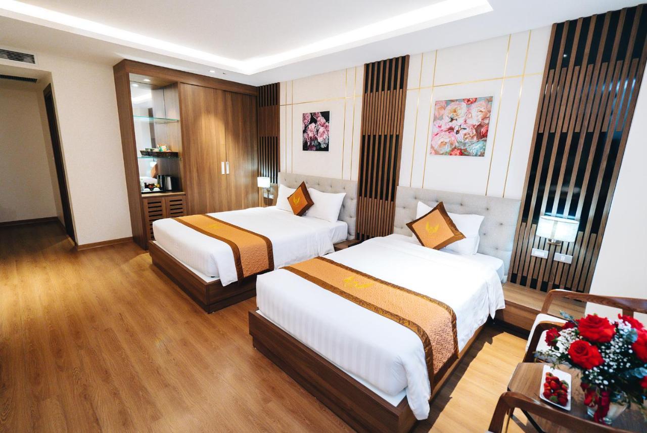 Manh Quan Luxury Hotel Vinh Yen Exteriör bild