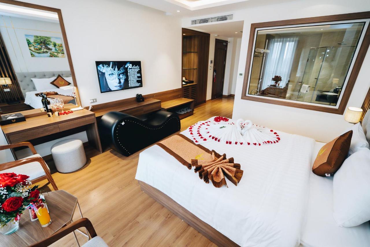 Manh Quan Luxury Hotel Vinh Yen Exteriör bild