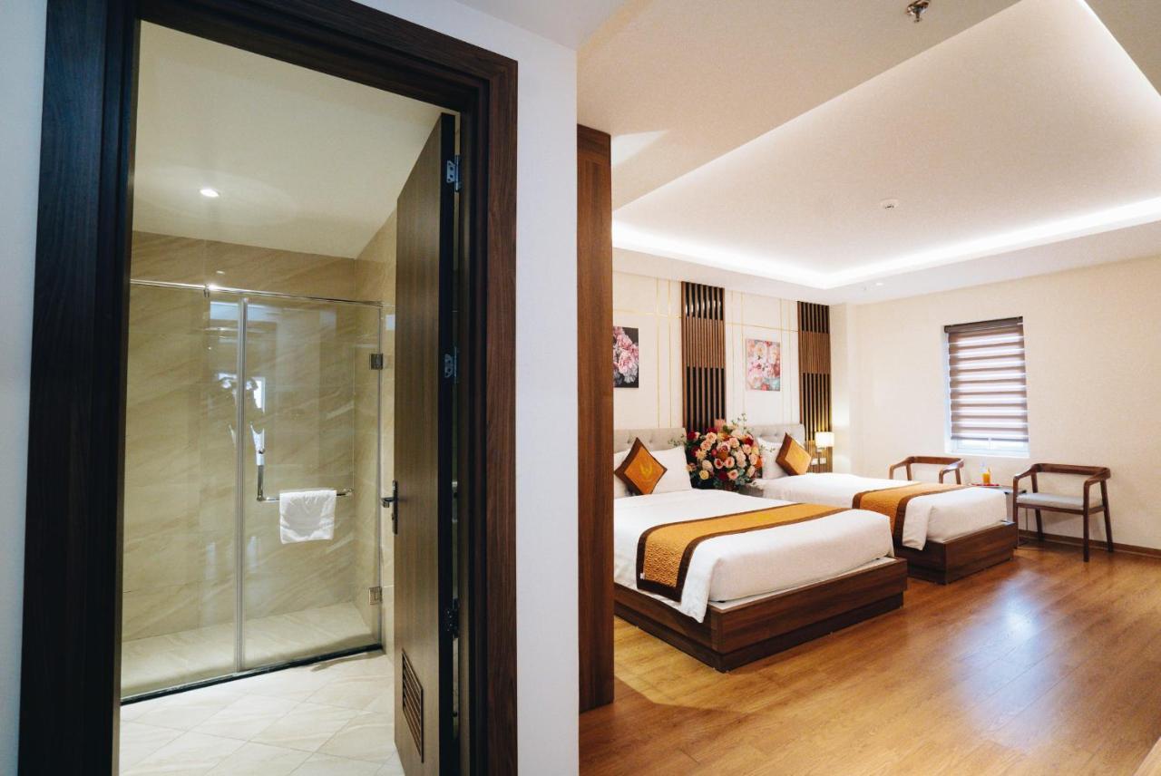 Manh Quan Luxury Hotel Vinh Yen Exteriör bild